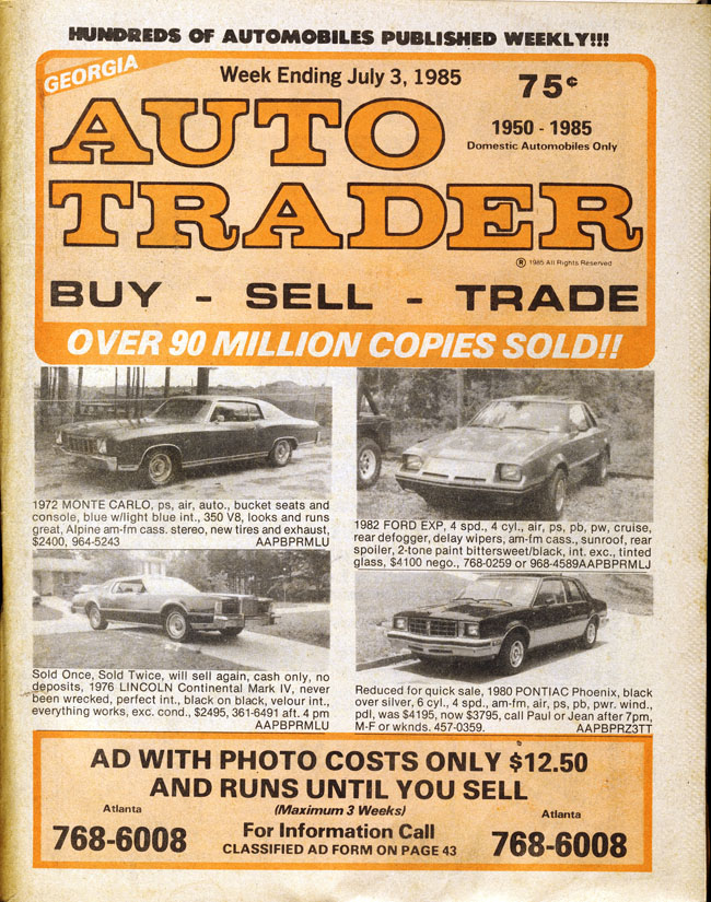 autotrader 1985