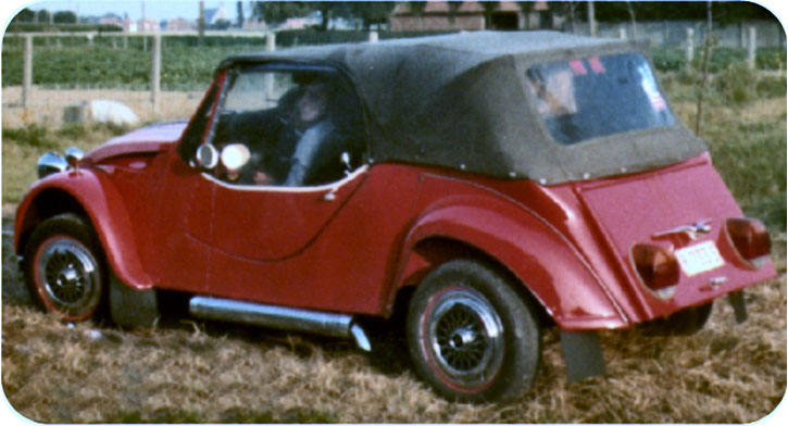 Citroen 2cv cabrio in 1978