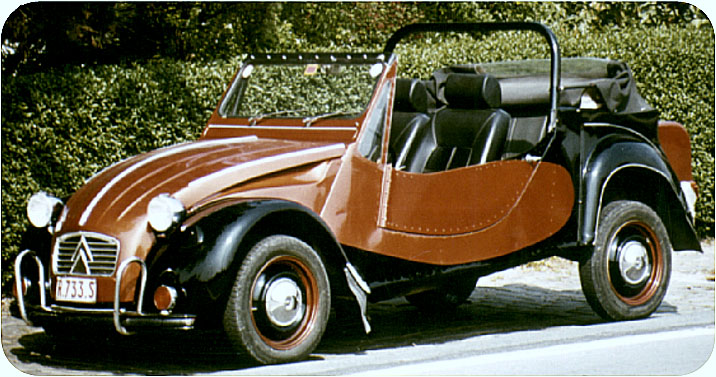 Citroen 2cv cabrio in 1984