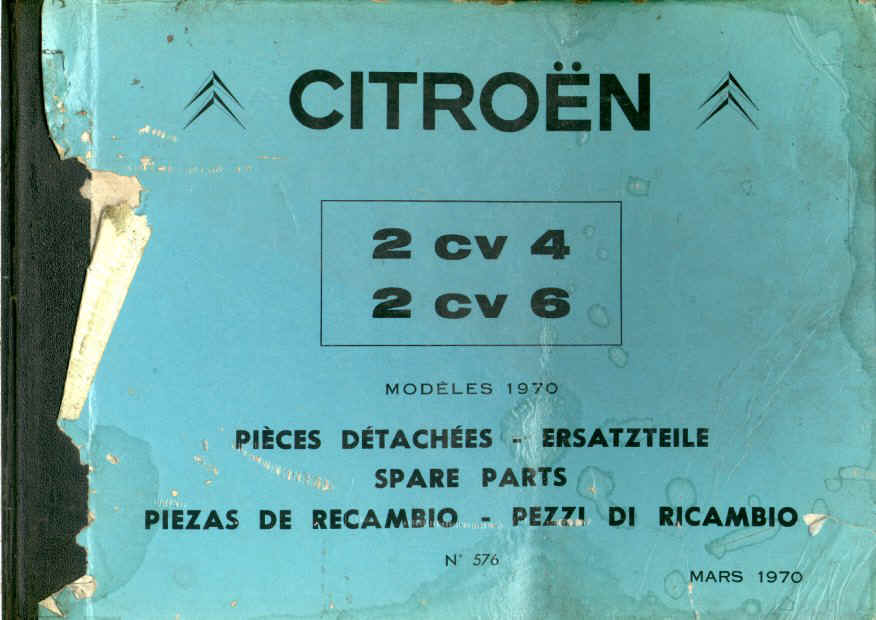 Citroen pieces detachees 2cv